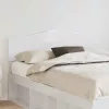  Fejtámla fejtámlával Fényes Fehér 150 cm Faanyag