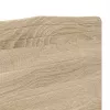  Fejtámla fejtámlával Sonoma tölgy 140 cm Faanyag