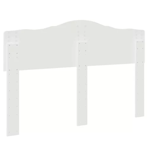  Fejtámla fejtámlával Fényes Fehér 140 cm Faanyag