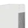  Fejtámla fejtámlával Szürke Sonoma 140 cm Faanyag
