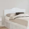  Fejtámla fejtámlával Fényes Fehér 135 cm Faanyag