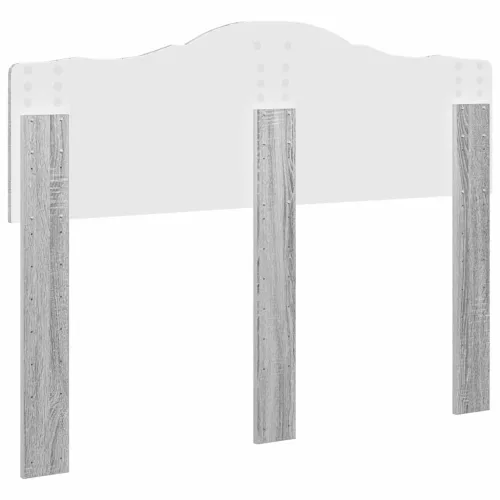  Fejtámla fejtámlával Szürke Sonoma 135 cm Faanyag