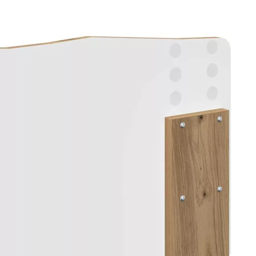  Fejtámla fejtámlával Artisan tölgy 135 cm Faanyag