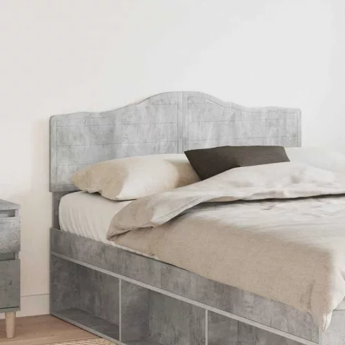  Fejtámla fejtámlával Beton Szürke 120 cm Faanyag