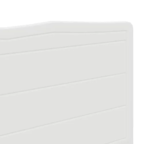  Fejtámla fejtámlával Fényes Fehér 120 cm Faanyag