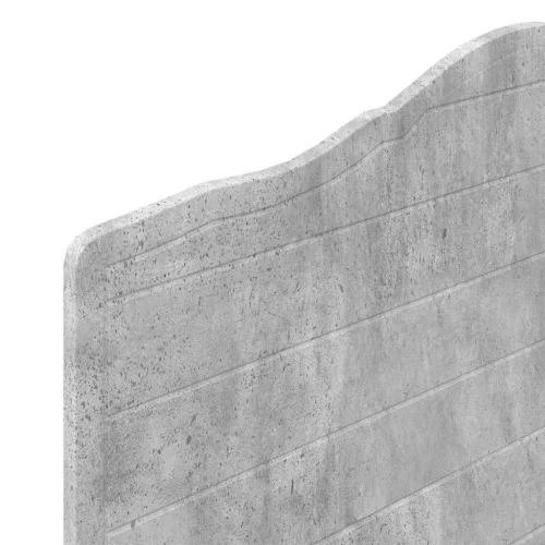  Fejtámla fejtámlával Beton Szürke 100 cm Faanyag