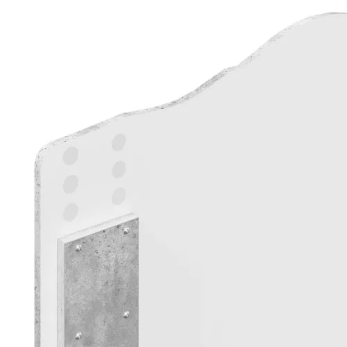  Fejtámla fejtámlával Beton Szürke 100 cm Faanyag