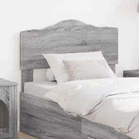  Fejtámla fejtámlával Szürke Sonoma 100 cm Faanyag