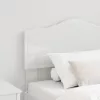  Fejtámla fejtámlával Fényes Fehér 90 cm Faanyag