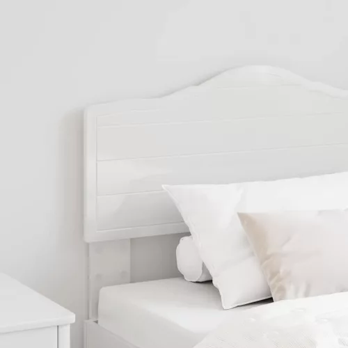  Fejtámla fejtámlával Fényes Fehér 90 cm Faanyag