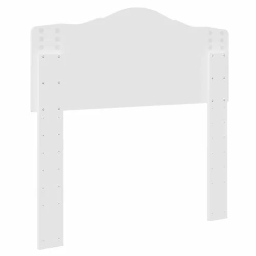  Fejtámla fejtámlával Fényes Fehér 90 cm Faanyag