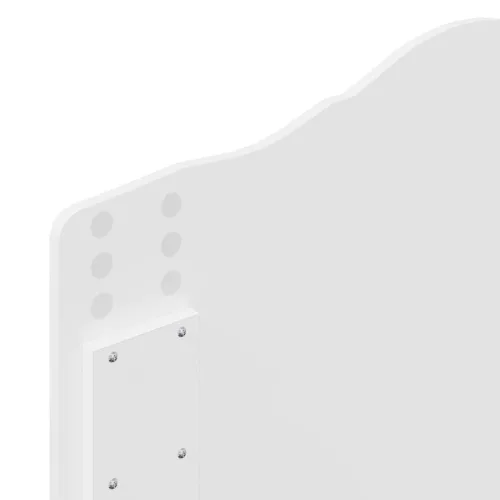  Fejtámla fejtámlával Fényes Fehér 80 cm Faanyag