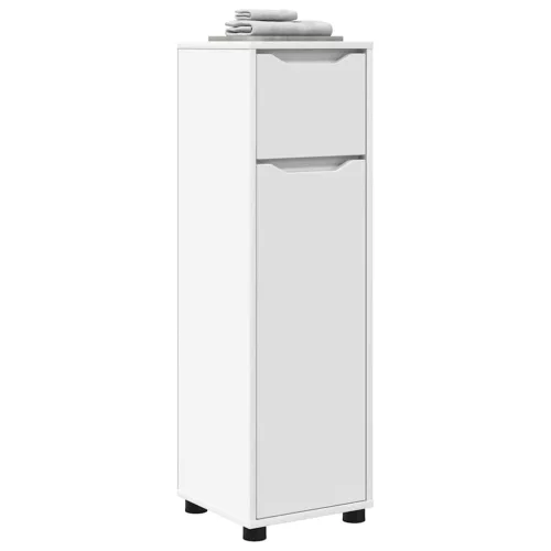  Fürdőszoba Székény fiókkal Fehér 30,5 x 30 x 101 cm Faanyag