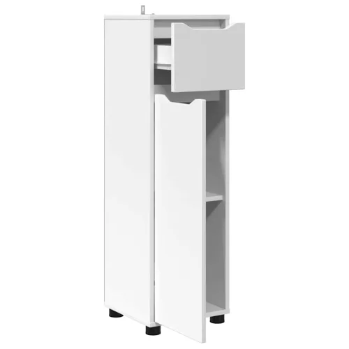  Fürdőszoba Székény fiókkal Fehér 30,5 x 30 x 101 cm Faanyag