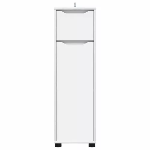  Fürdőszoba Székény fiókkal Fehér 30,5 x 30 x 101 cm Faanyag