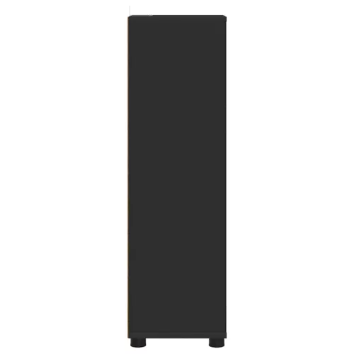  Fürdőszoba Székény fiókkal Fekete 30,5 x 30 x 101 cm Faanyag