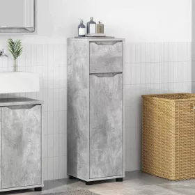    Fürdőszoba Székény Beton Szürke 30,5 x 30 x 101 cm Faanyag