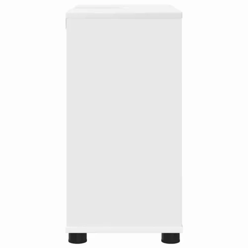  Fürdőszoba mosdószekrény ajtóval Fehér 60 x 30 x 60 cm Faanyag