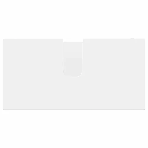  Fürdőszoba mosdószekrény ajtóval Fehér 60 x 30 x 60 cm Faanyag