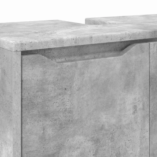  Fürdőszoba mosdószekrény Beton Szürke 60 x 30 x 60 cm Faanyag