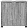  Fürdőszoba mosdószekrény Szürke Sonoma 60 x 30 x 60 cm Faanyag