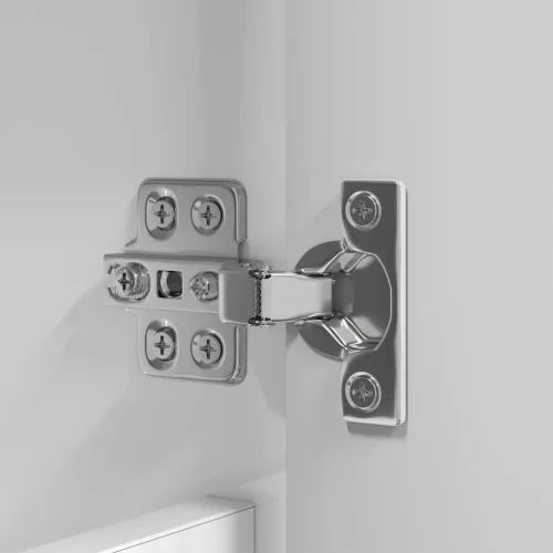  Fürdőszobai tükörszekrény Magas Fényű Fehér 60 x 20 x 60 cm