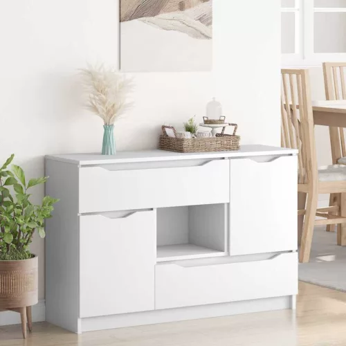  Széf fiókkal Fehér 100 x 30 x 65,6 Faanyag