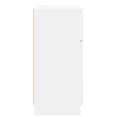  Széf fiókkal Fehér 100 x 30 x 65,6 Faanyag