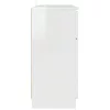  Széf fiókkal Magas Fényű Fehér 100 x 30 x 65,6 Faanyag