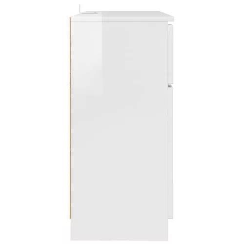  Széf fiókkal Magas Fényű Fehér 100 x 30 x 65,6 Faanyag