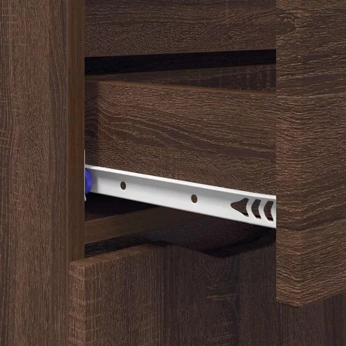  Széf fiókkal Barna Tölgy 100 x 30 x 65,6 Faanyag