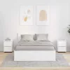  Éjjeliszekrények fiókkal 2 pcs Fehér 30,5 x 30 x 43 cm Faanyag