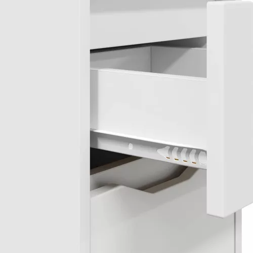  Éjjeliszekrények fiókkal 2 pcs Fehér 30,5 x 30 x 43 cm Faanyag