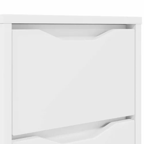  Éjjeliszekrények fiókkal 2 pcs Fehér 30,5 x 30 x 43 cm Faanyag