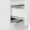  Éjjeliszekrények 2 pcs Magas Fényű Fehér 30,5 x 30 x 43 cm