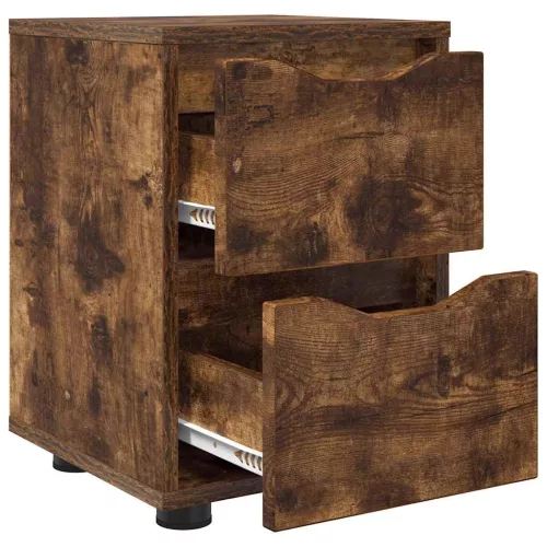  Éjjeliszekrények 2 pcs Füstölt tölgy 30,5 x 30 x 43 cm Faanyag