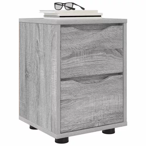  Éjjeliszekrények 2 pcs Szürke Sonoma 30,5 x 30 x 43 cm Faanyag