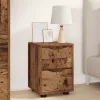  Éjjeliszekrények 2 pcs Öreg fa 30,5 x 30 x 43 cm Faanyag
