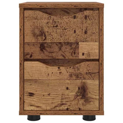  Éjjeliszekrények 2 pcs Öreg fa 30,5 x 30 x 43 cm Faanyag