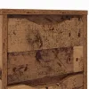  Éjjeliszekrények 2 pcs Öreg fa 30,5 x 30 x 43 cm Faanyag