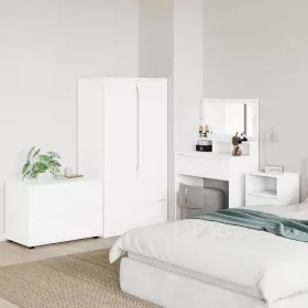  Tárolószekrény Fehér 80 x 48 x 57 cm Faanyag