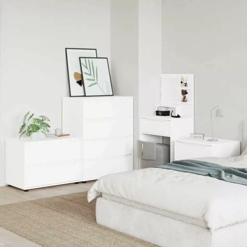  Tárolószekrény Fehér 80 x 48 x 57 cm Faanyag