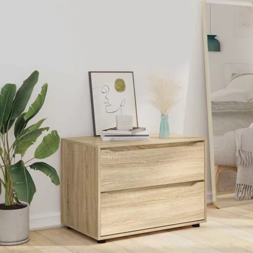  Tárolószekrény Sonoma tölgy 80 x 48 x 57 cm Faanyag