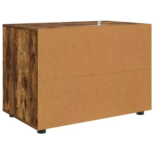  Tárolószekrény Füstölt tölgy 80 x 48 x 57 cm Faanyag