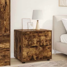  Tárolószekrény Füstölt tölgy 60 x 48 x 57 cm Faanyag