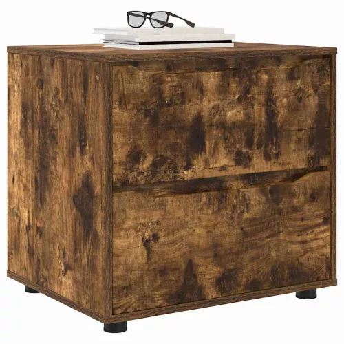  Tárolószekrény Füstölt tölgy 60 x 48 x 57 cm Faanyag