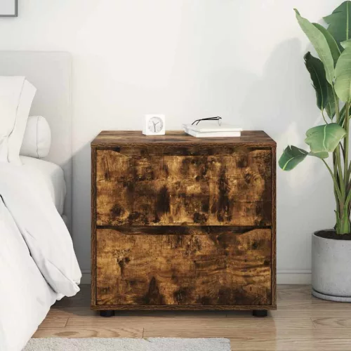  Tárolószekrény Füstölt tölgy 60 x 48 x 57 cm Faanyag