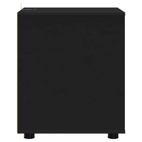  Tárolószekrény Fekete 40 x 48 x 57 cm Faanyag