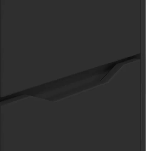  Tárolószekrény Fekete 40 x 48 x 57 cm Faanyag