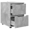  Tárolószekrény Beton Szürke 40 x 48 x 57 cm Faanyag
